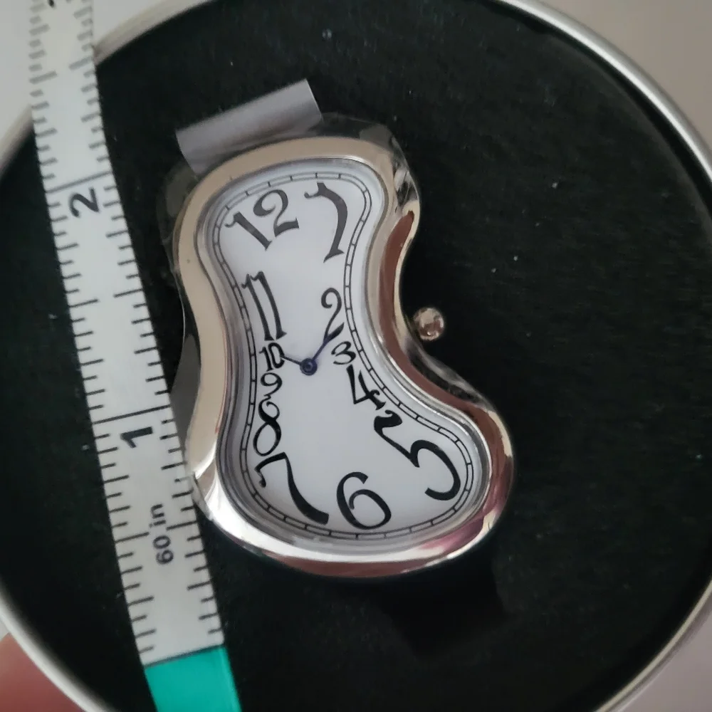 Salvador Dali Melting Clock Surreal Watch LARGE - Picture 8 of 9